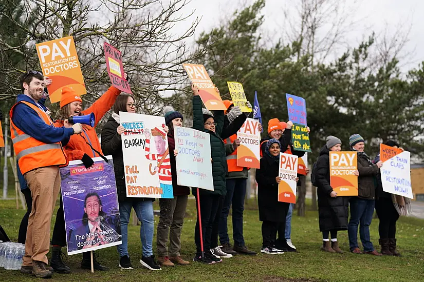 ‘We’re Not Worth 26% Less’ – British Junior Doctors Take To Picket Lines