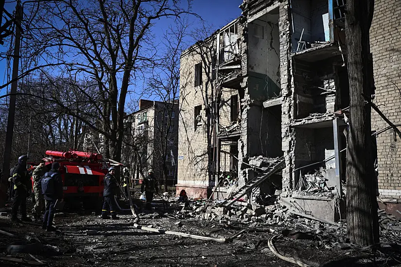 Russian Missile Hits Apartment Building In Eastern Ukraine