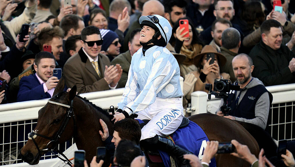 Cheltenham Day One: Honeysuckle goes out on a high with Mares' Hurdle win