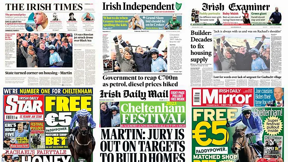 What The Papers Say: Wednesday's Front Pages