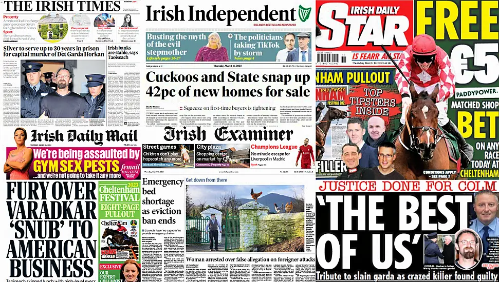 What The Papers Say: Thursday's Front Pages