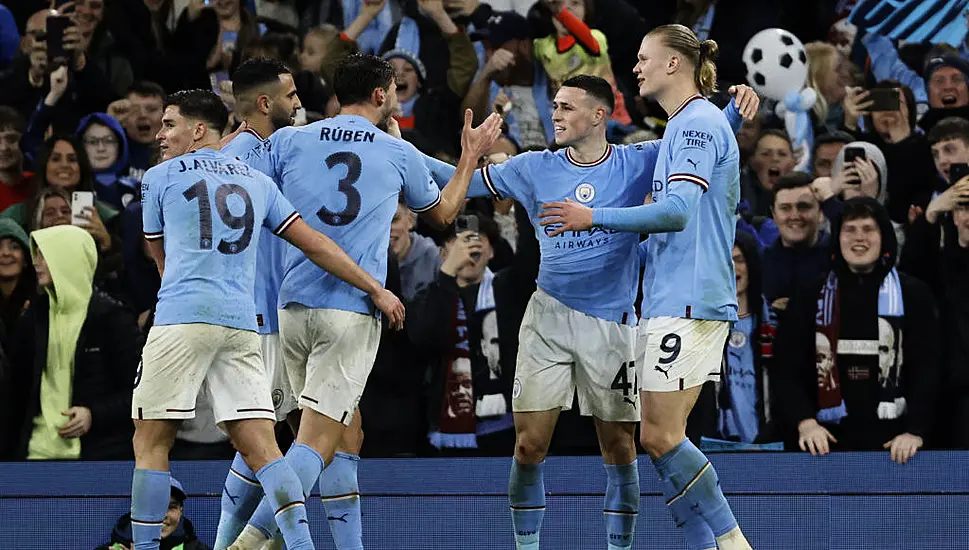 Miserable Man City Return For Vincent Kompany As Erling Haaland Bags Treble