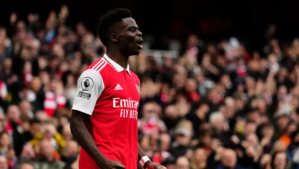 Bukayo Saka Scores Twice As Arsenal Beat Crystal Palace To Go Eight Points Clear