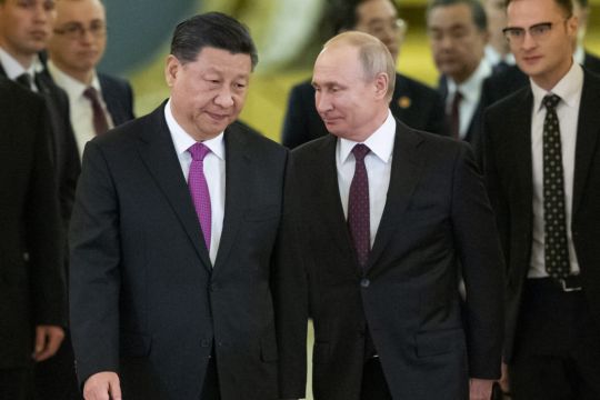China’s Xi Jinping Arrives In Moscow For Meeting With Vladimir Putin