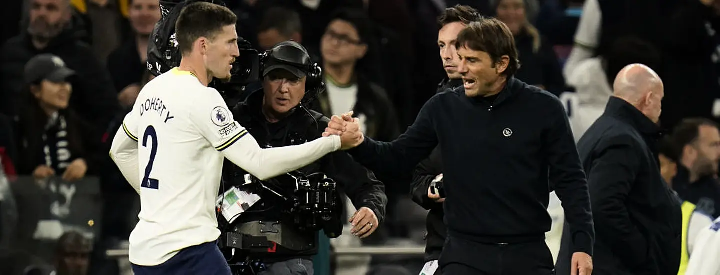 Matt Doherty Hopes Antonio Conte Stays With Tottenham For ‘As Long As Possible’