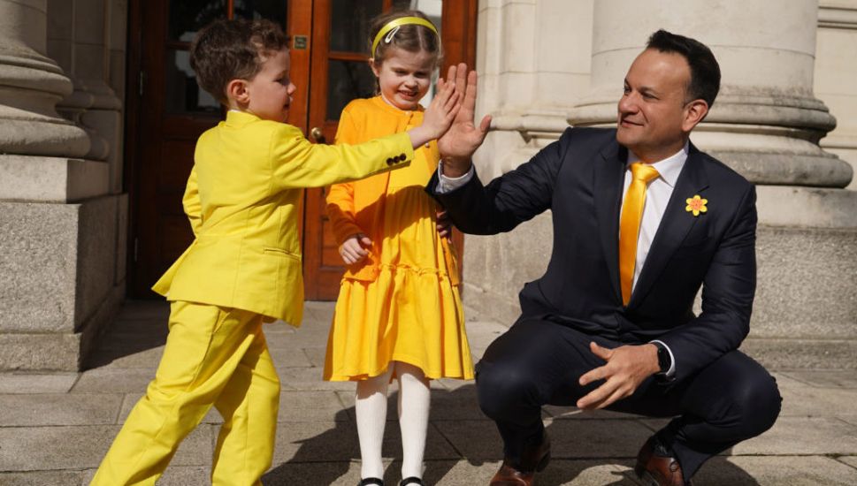 Flowers Delivered To Taoiseach Ahead Of Daffodil Day