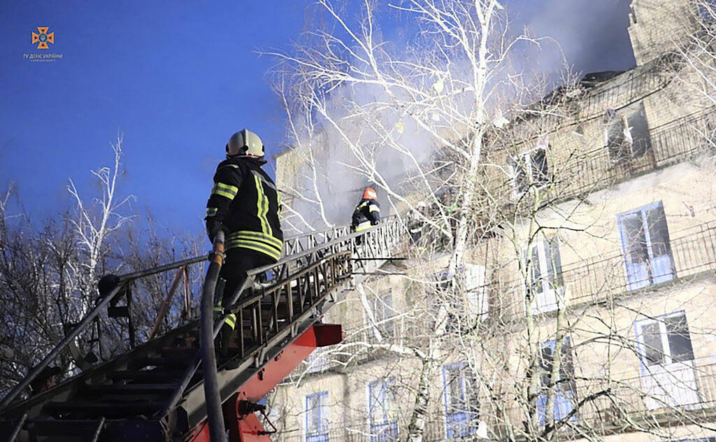 Missiles and drones hit civilian buildings in Ukraine