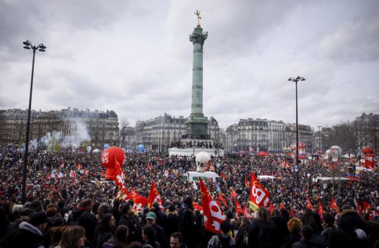 Thousands Join Protests In French Cities Over Macron Pension Reform