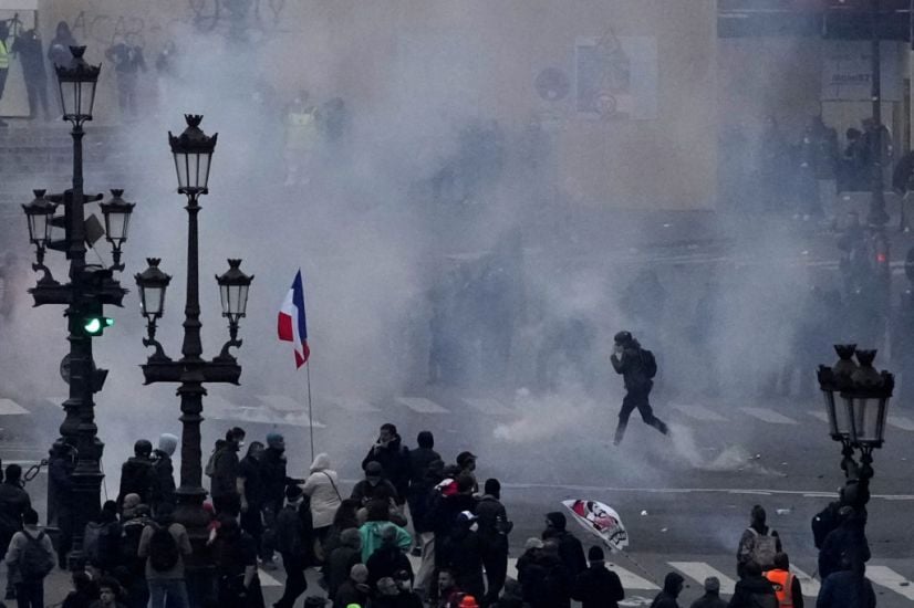 Scattered Protests Continue As Paris Reels From Violence