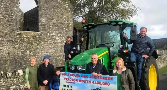 Dog Wins Tractor Worth €100,000 In Laois Draw