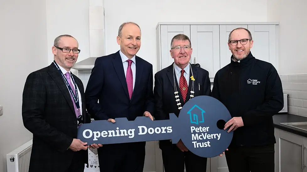 Tánaiste Opens Social Housing Project At Éamon De Valera's Old School