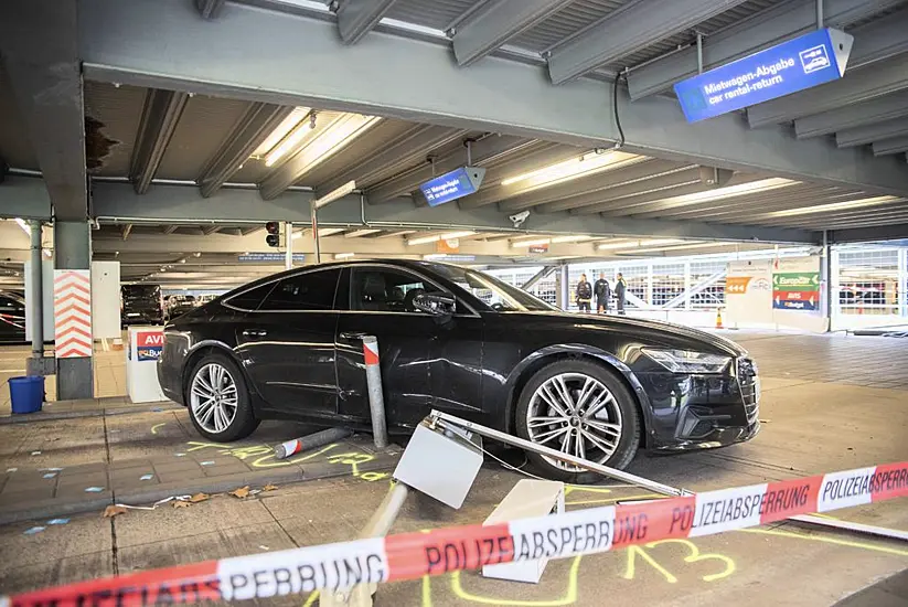 Man Drives At Pedestrians In Airport Garage In Germany