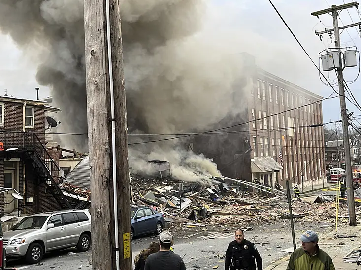 Rescuers Search For Four Missing After Three Killed In Chocolate Factory Blast