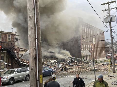 Rescuers Search For Four Missing After Three Killed In Chocolate Factory Blast