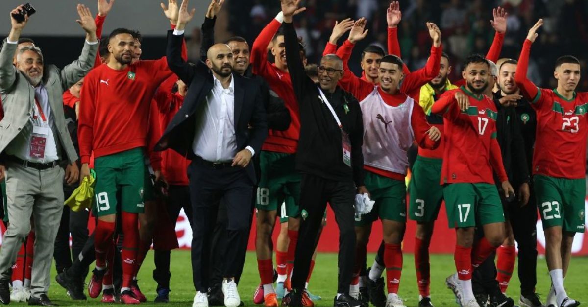 المدرب المغربي الركراكي في أرض الأحلام بعد فوزه على البرازيل