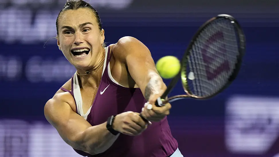 Aryna Sabalenka Marches On In Miami With Win Over Marie Bouzkova