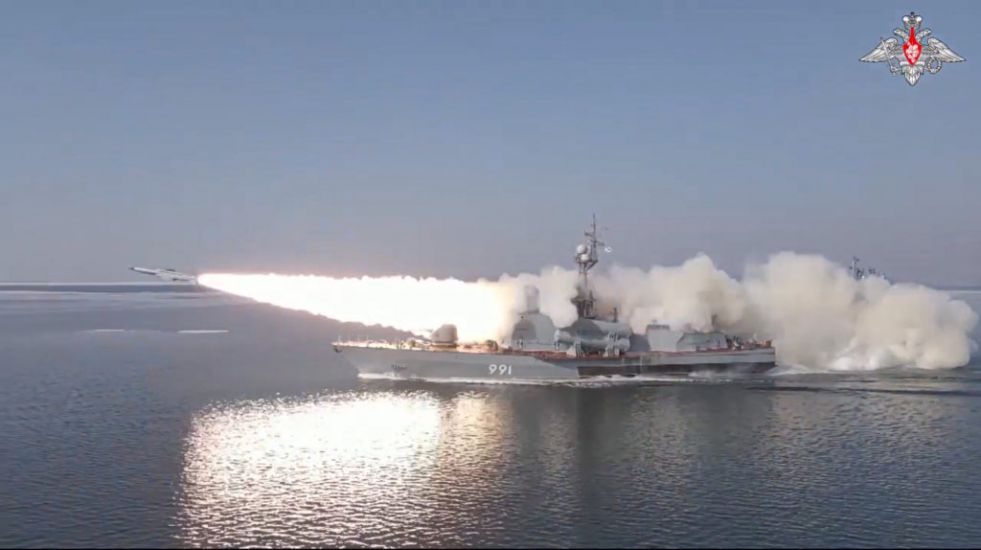 Russia Fires Anti-Ship Missiles In Sea Of Japan Attack Simulation
