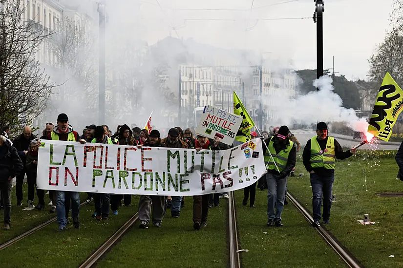 Thousands Of Police Officers Deployed As More Marches And Strikes Held In France