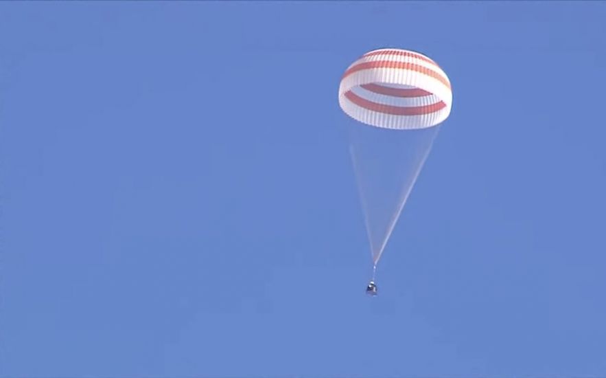 Russian Space Capsule Hit By Coolant Leak Returns Safely To Earth