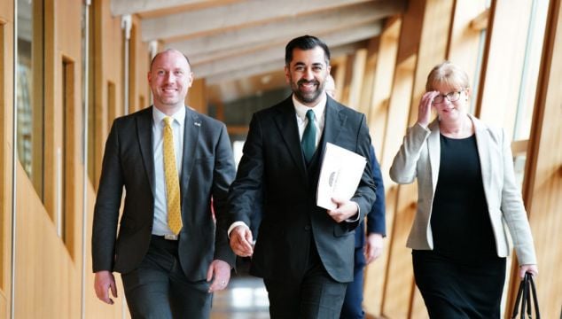 Humza Yousaf Elected As Scottish First Minister In Holyrood Vote