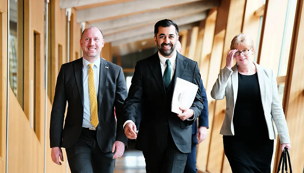 Humza Yousaf Elected As Scottish First Minister In Holyrood Vote