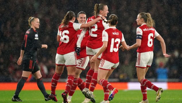 Katie Mccabe Limps Off As Arsenal Reach Women’s Champions League Semi-Finals