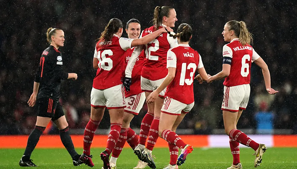 Katie Mccabe Limps Off As Arsenal Reach Women’s Champions League Semi-Finals