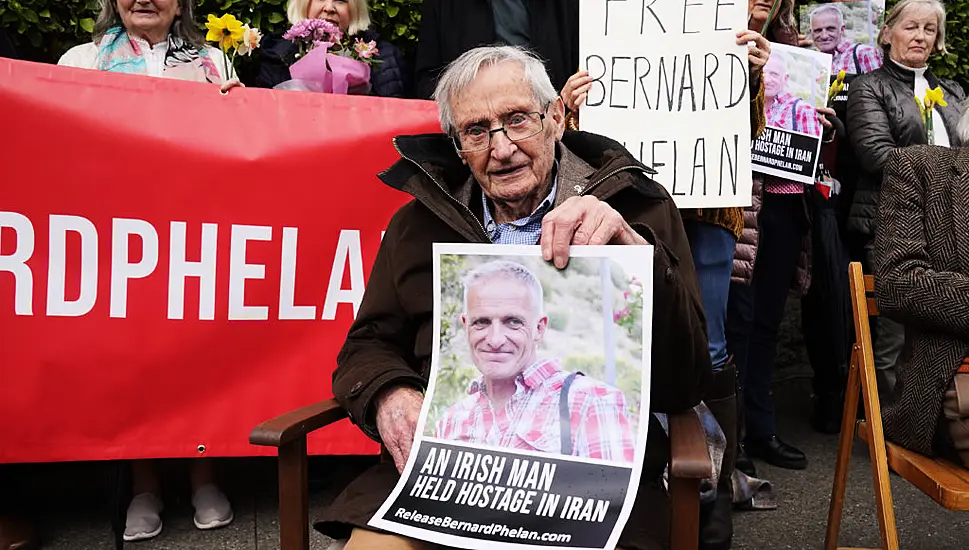 Vigil Held Outside Dublin Embassy For Irishman Detained In Iran