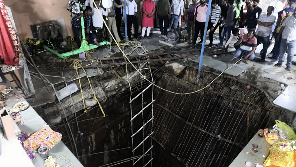 Thirty-Five Bodies Found Inside Well After Collapse At Indian Temple