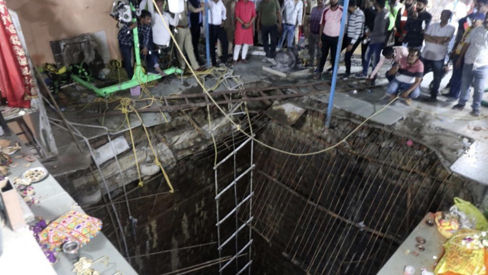 Thirty-Five Bodies Found Inside Well After Collapse At Indian Temple