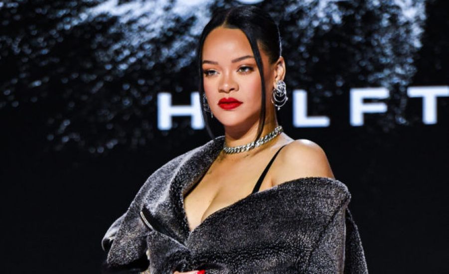 Rihanna ‘Echoes’ Karl Lagerfeld Ahead Of Met Gala With Black And White Fur Look