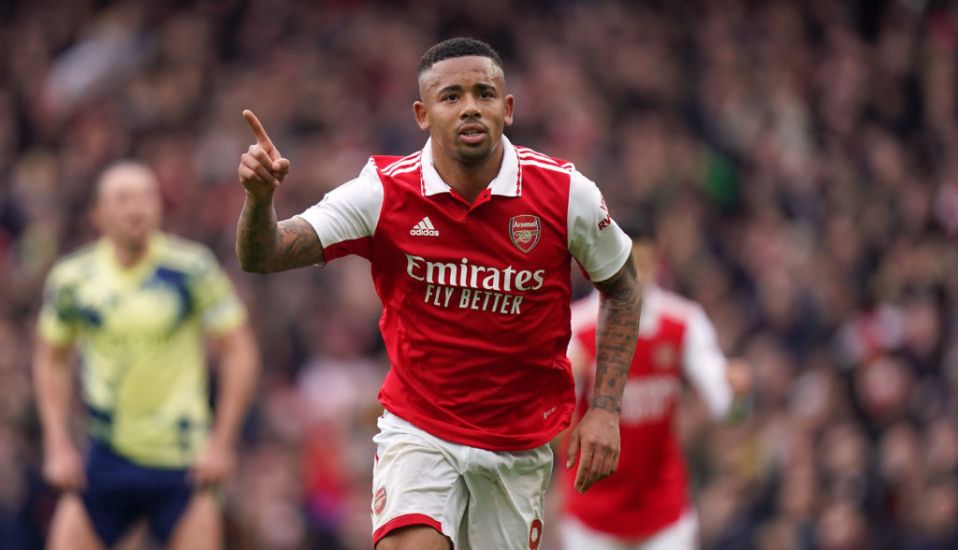 Gabriel Jesus Ends Goal Drought With Brace As Leaders Arsenal Ease Past Leeds