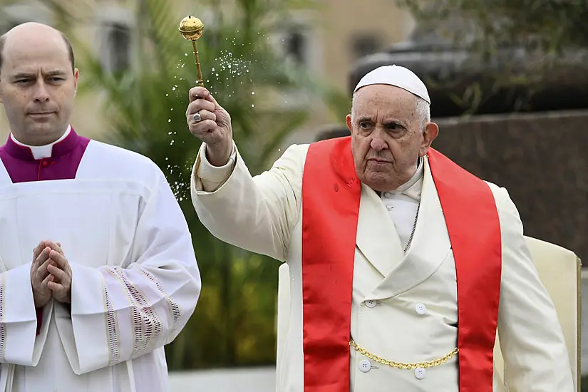 Pope Francis Leads Palm Sunday Mass After Hospital Stay