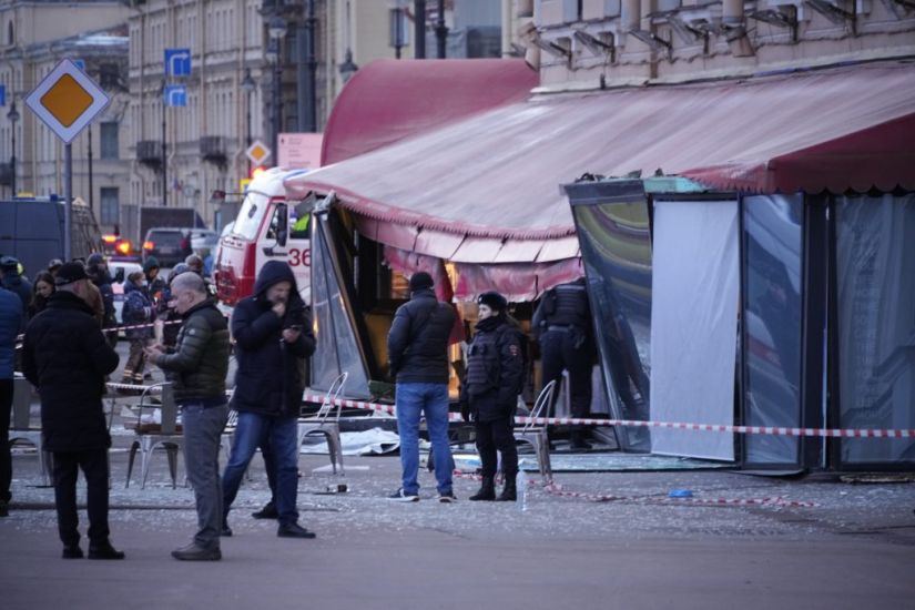 Explosion In Russian Cafe Kills Prominent Military Blogger