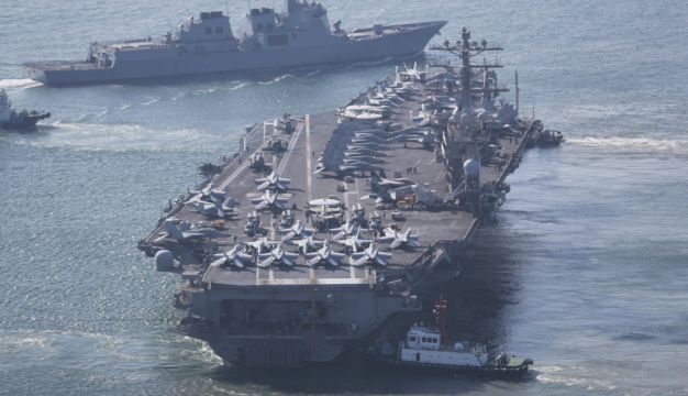 South Korean, Us And Japanese Navies Hold Anti-Submarine Drills