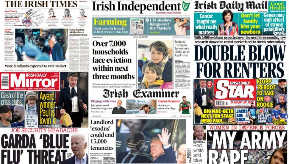 What The Papers Say: Tuesday's Front Pages