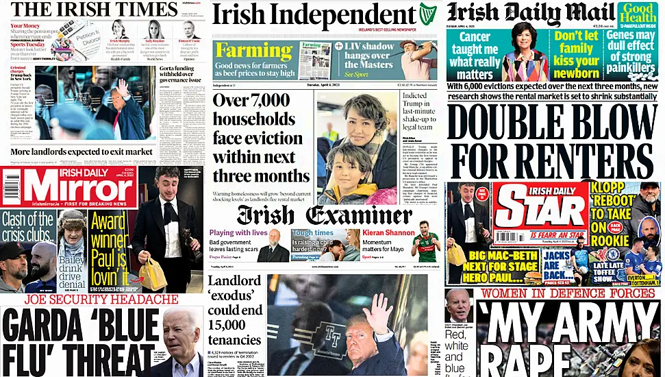 What The Papers Say: Tuesday's Front Pages