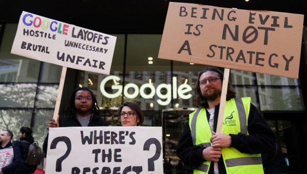 Unite Google Workers Strike Outside London Hq Over Alleged ‘Appalling Treatment’