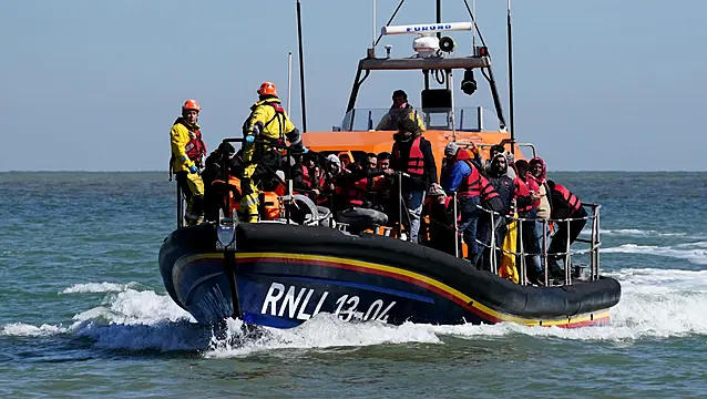 Lifeboat Crew Rescues Group Of People After Small Boats Incident In Channel