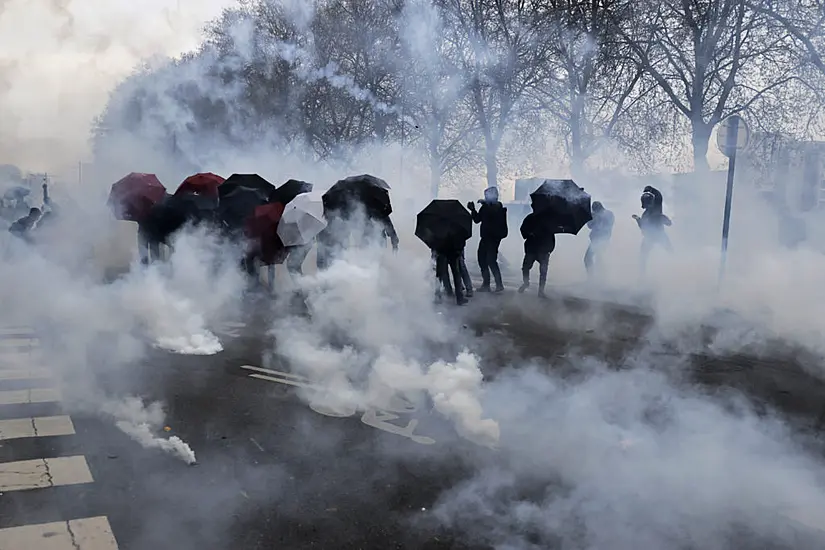 Paris Airport Traffic Disrupted As Protests Continue Over Pension Reforms