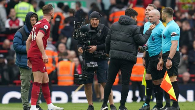 Andy Robertson Branded ‘A Big Baby’ After Clash With Linesman At Anfield