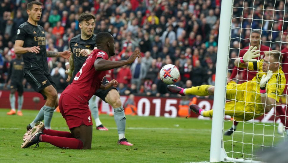 Arsenal Let Two-Goal Lead Slip As Title Hopes Are Dented By Draw At Liverpool