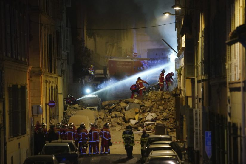 Eight Missing After Fiery Collapse Of Building In Marseille
