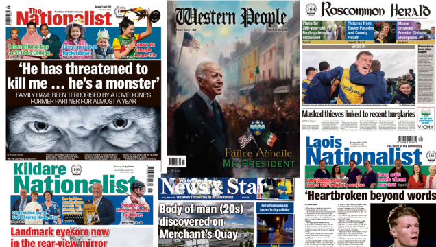What The Local Papers Say: This Week's Regional Front Pages