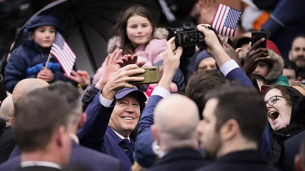 Biden Receives Warm Welcome From Waiting Crowd In Dundalk Visit