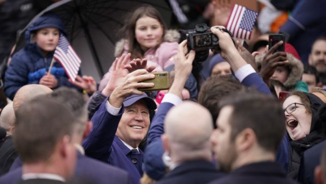 Biden Receives Warm Welcome From Waiting Crowd In Dundalk Visit
