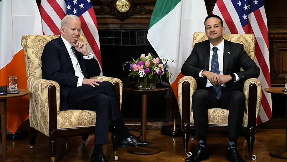 Varadkar Hails Us World Leadership At Meeting With Biden