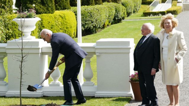 Biden Expresses Hope His Great-Grandchildren Can Climb Tree He Planted In Dublin