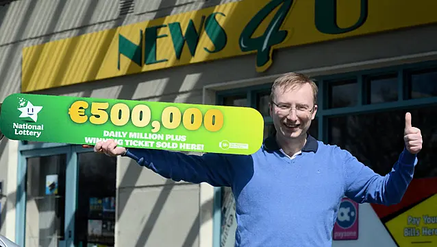 Newsagents In Kildare Celebrating Its Sixth National Lottery Win