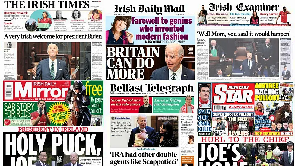 What The Papers Say: Friday's Front Pages